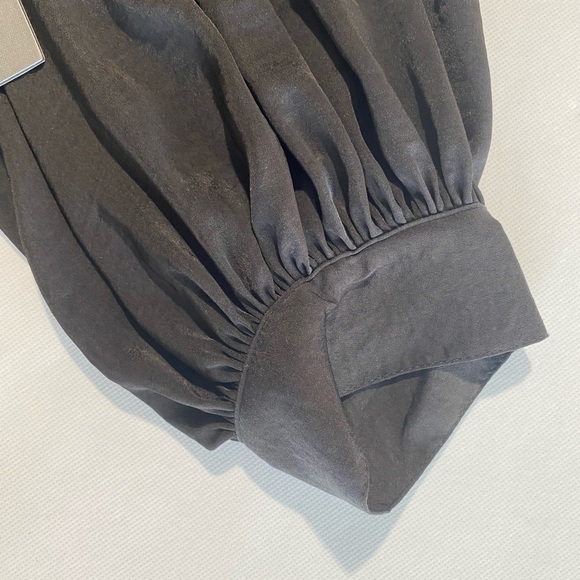 NEW Plus Size Vince Camuto Womens SplitNeck Raglan SmockCuff Sleeve Black $89 - Picture 5 of 9